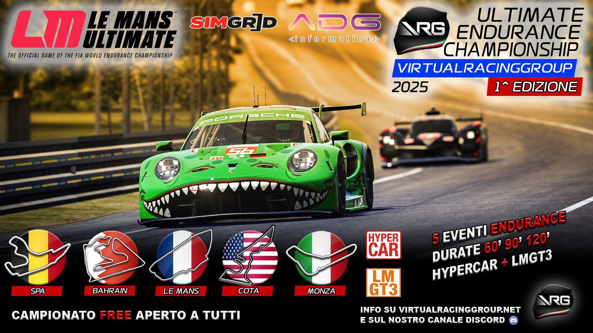 Ultimate Endurance Championship S1 – Campionato Sim Racing Le Mans Ultimate